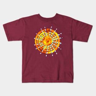 SUN  beautyful art Design. Kids T-Shirt